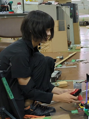 総合工学システム学科5年　植田素直さん